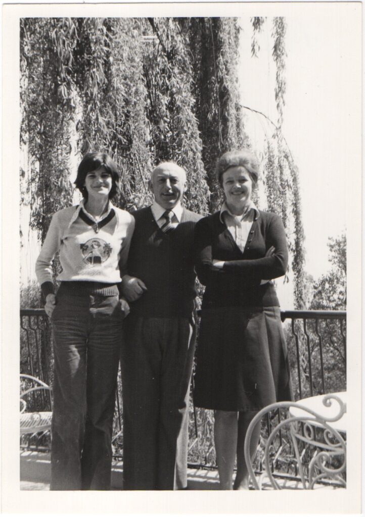 1975 - Caterina und Arturo Frassine mit ihrer Tochter Liliana